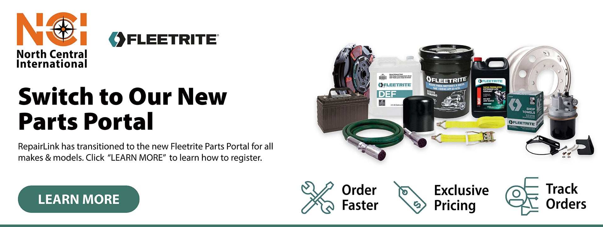Switch to New Fleetrite Parts Portal